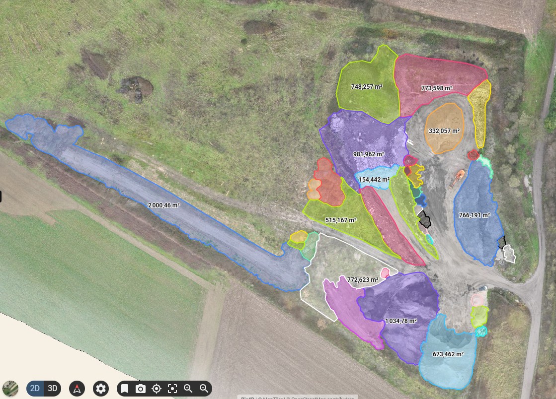 Relevé volumétrique par drone d’une carrière d’exploitation - Image 1