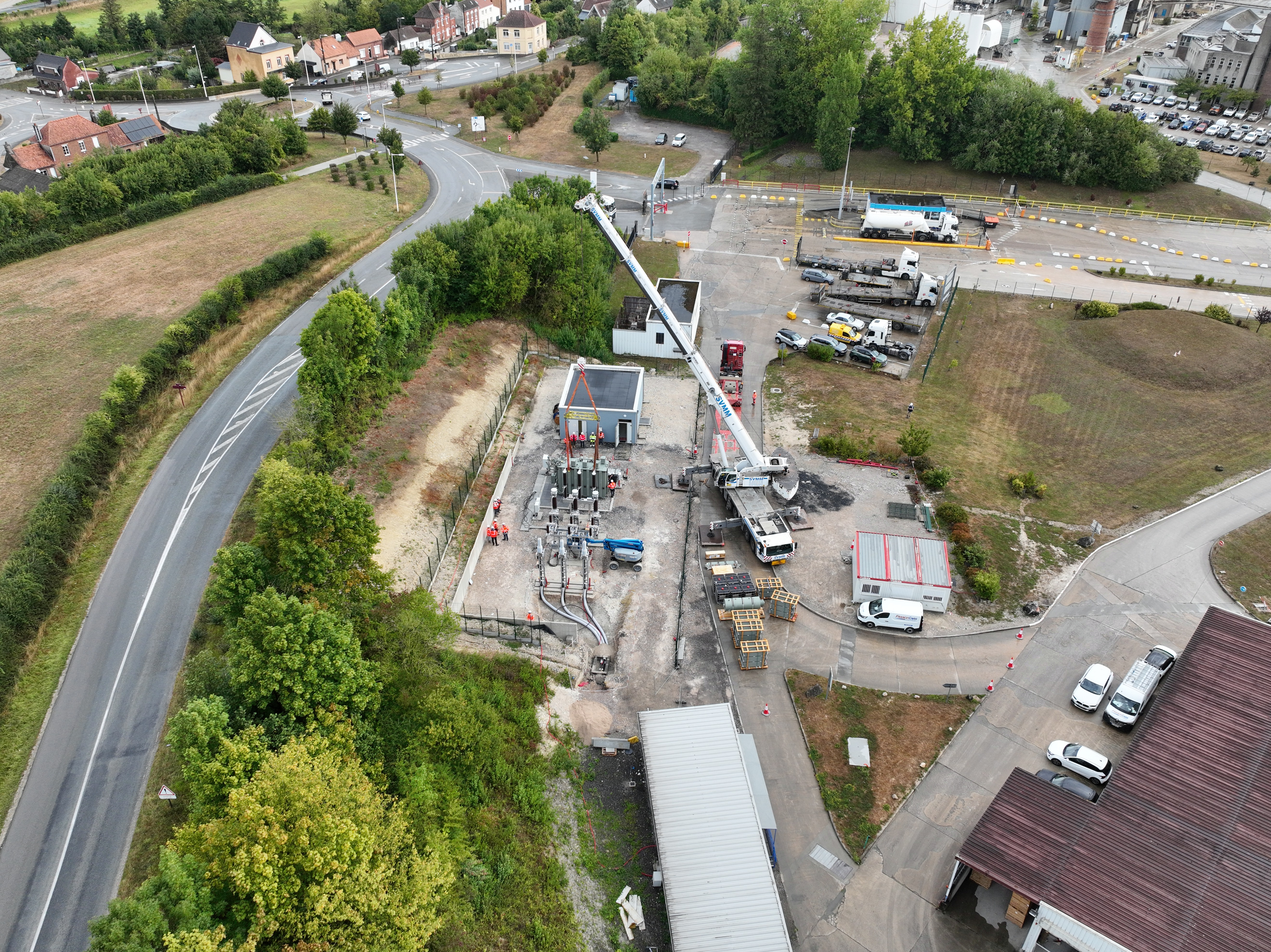 Ramery Réseaux – Modernisation du réseau électrique de la cimenterie EQIOM à Lumbres