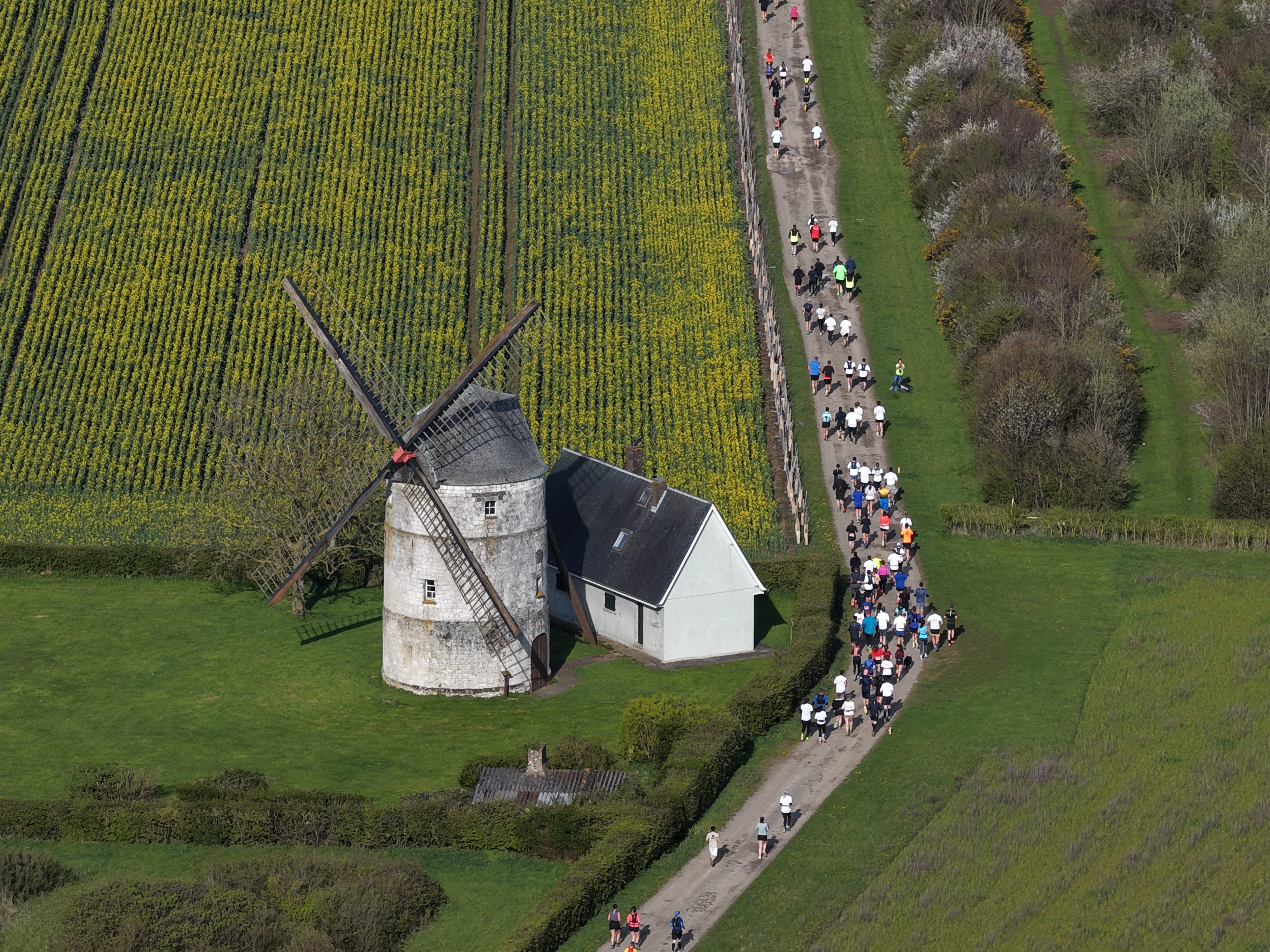 Captation aérienne événementielle TRAIL des Epeutnaerts